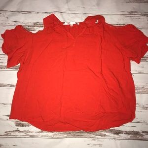 Orange Cold Shoulder